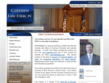Tablet Screenshot of paulcarthew.com
